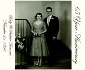 Custom Anniversary wine label