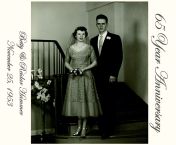 Custom Anniversary wine label